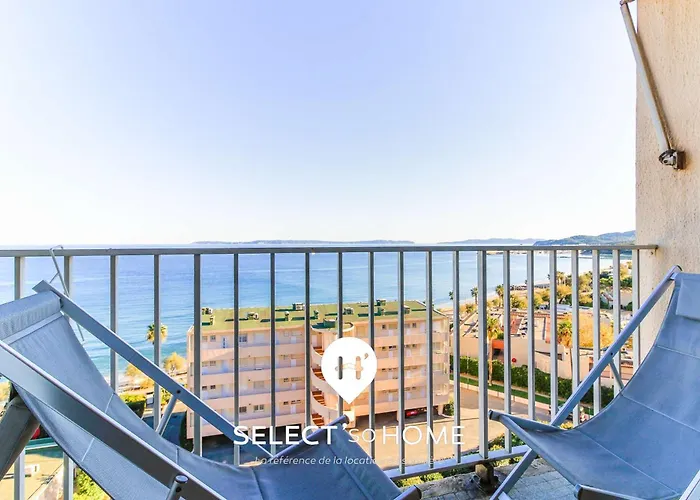 Selectsohome - Vue Mer Au Lavandou Pour 2 Personnes - Horizons-115 アパート